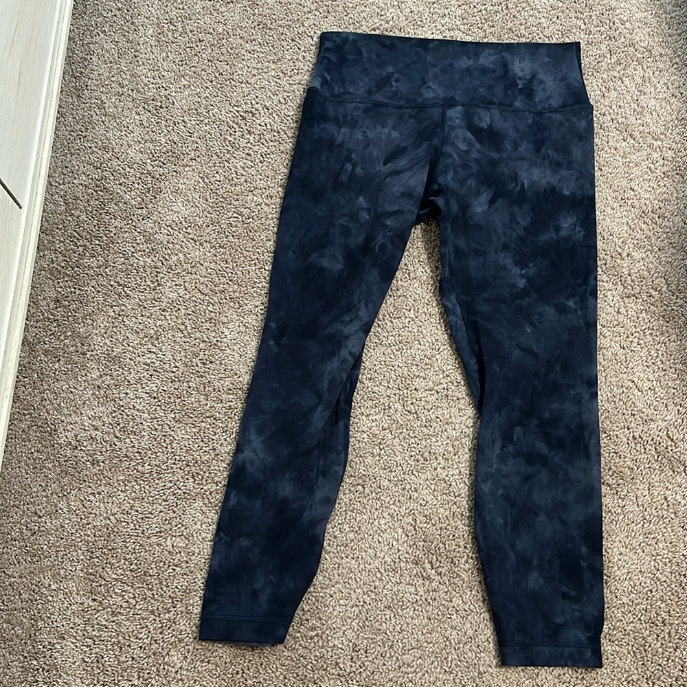 Lululemon Align Leggings 25" Diamond Dye True Navy